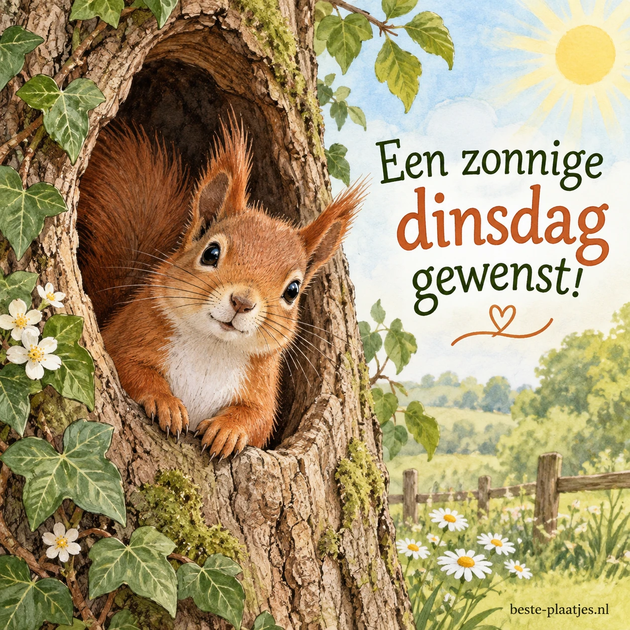 Schattige eekhoorn in een natuurlijke holte brengt vrolijkheid en rust. Schattige eekhoorn in een natuurlijke holte brengt vrolijkheid en rust.