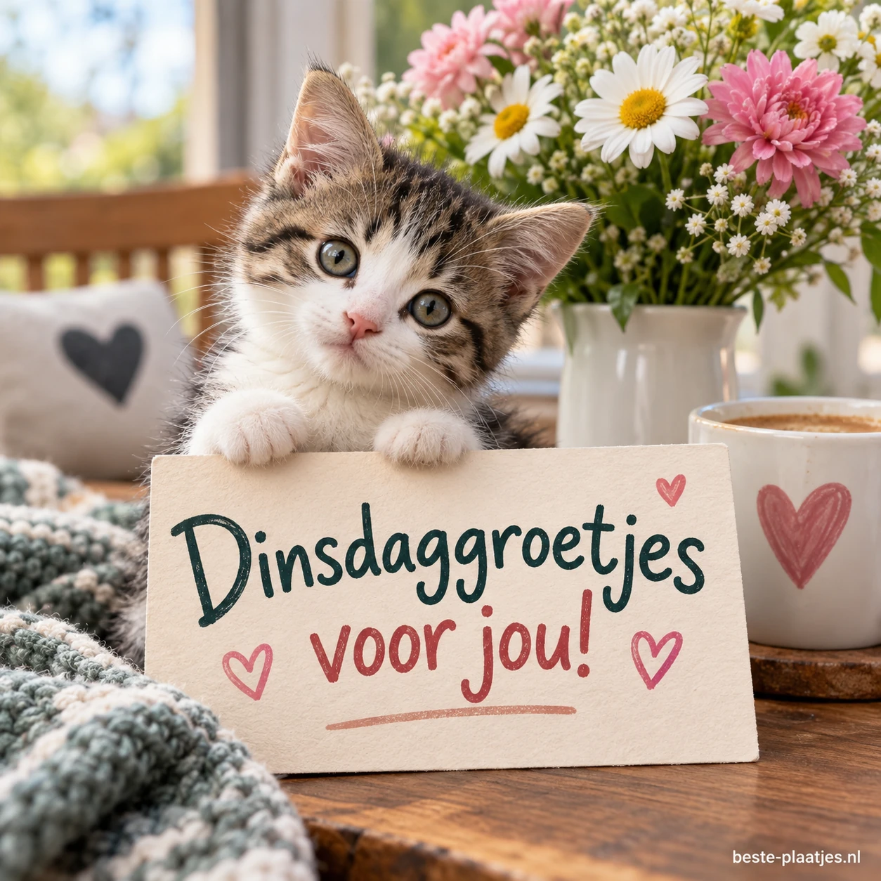 Wat een schattige kat en een vrolijke start van de dinsdag!. Wat een schattige kat en een vrolijke start van de dinsdag!.