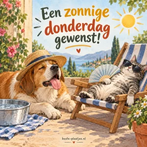 De vrolijke gele stijl en herkenbare humor maken deze donderdag zonnig.