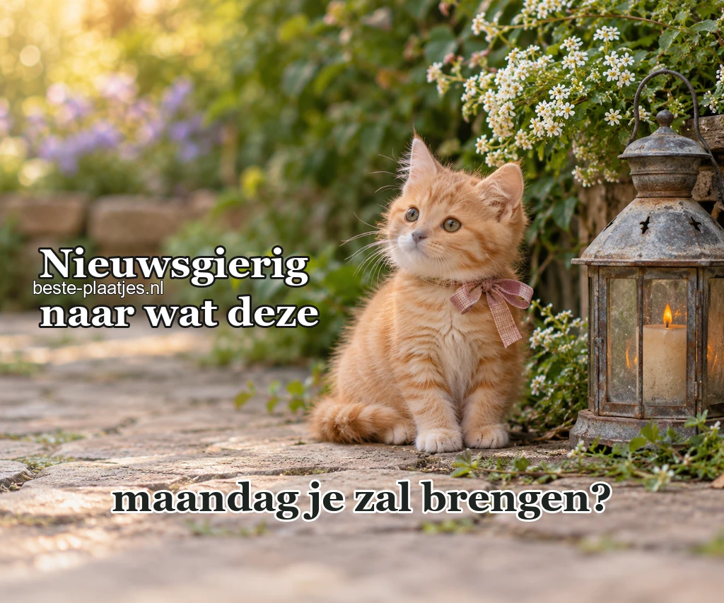 Een klein roodbruin kitten zit naast een oude lantaarn. Een klein roodbruin kitten zit naast een oude lantaarn.