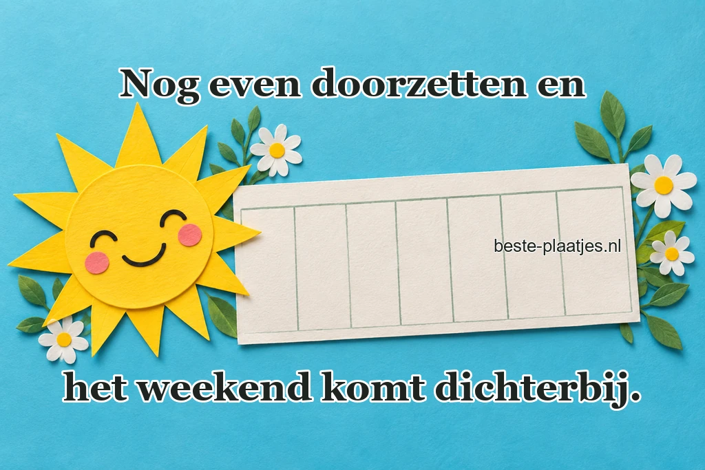 Een papieren glimlachende zon telt dagen op een kalender. Een papieren glimlachende zon telt dagen op een kalender.