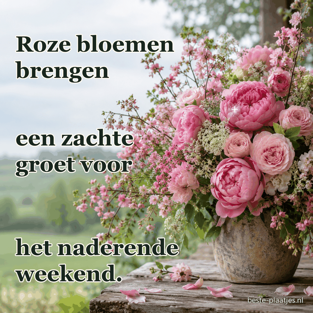 Roze rozen en andere bloemen liggen samen op een tafel. Roze rozen en andere bloemen liggen samen op een tafel.